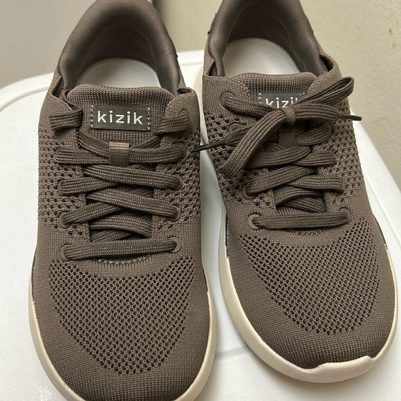 Kizik Slip on Shoes Women's Lima - Cinder Brown 6 Wide - Picture 1 of 7